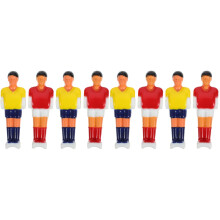 8Stk Tischfußball Spielerfiguren, Langlebig Aus PVC, Bunt Gestaltet