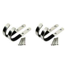 8Pièces Support Mural En Acier Plat Argenté Pour Outils Accessoires