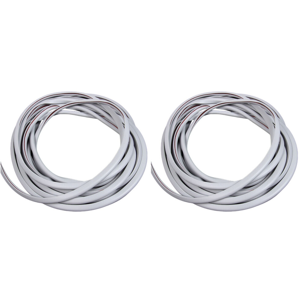 2Pcs Car Door Guards Pvc Heat Resistant Durable For Sedans Light/Grey 3712458653635