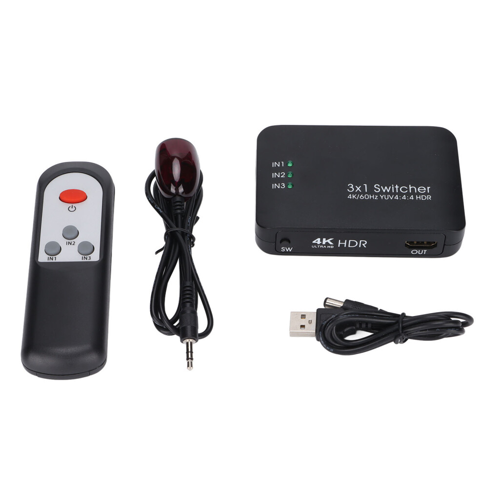 Entertainment Hub, Switch Effortlessly Between Devices With Plug And Play Hdmi Switcher For Seamless Gaming And Viewing Experiences 9175034906749