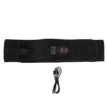 Adjustable Design Waist Belt, Ergonomic Lumbar Support Massager with Rechargeable Battery, Heating Pad for Back Pain Relief, Vibration Patterns for