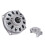 Clutch Drum Bell Housing for2Stroke Pocket Bikes, Practical Function Metal25H6Tooth Gear Box for47cc49cc Engine Replacement, Simple 5