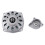Clutch Drum Bell Housing for2Stroke Pocket Bikes, Practical Function Metal25H6Tooth Gear Box for47cc49cc Engine Replacement, Simple 7