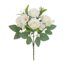 Kunstrozenarrangement in de uitverkoop voor buiten – symboliseert "Liefde en waardering die nooit sterft", ideaal voor jubilea, als blijk van