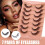Fox Eye False Lashes7Pairs – Χνουδωτές, φυσικές βλεφαρίδες με απαλή λεπτή ταινία, εύκολη 1