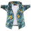 Imperméable garçon avec capuche amovible, léger, vert, 4-5 ans 1