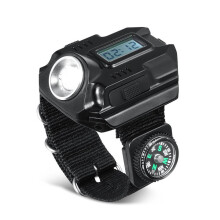 Digitale LED-Uhr mit verstellbarem Armband, langer Akkulaufzeit für Camping, ultrahell