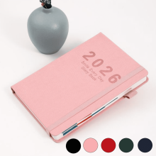 Agenda 2026 - Agenda Diária 2026, Janeiro de 2026 a Dezembro de 2026, Tamanho A5 (21,6 cm x 14,5 cm), Agenda Calendário 2026 com Porta-Canetas,