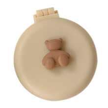 Round Folding Pocket Brush 40.00g 6.5x7.2cm Cream