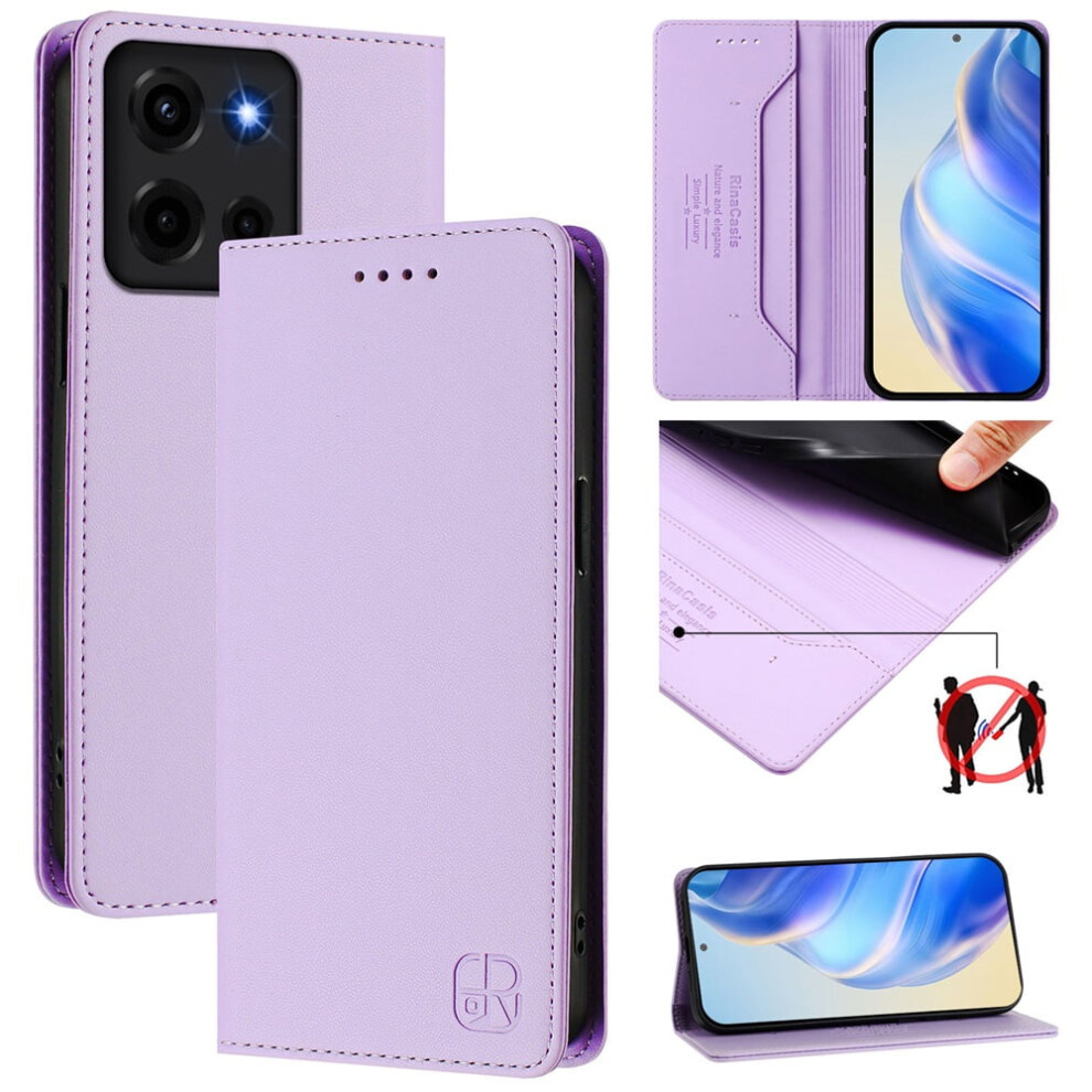 Rfid-Blocking Pu Leather Wallet Case For Motorola Moto G 5G 9065194886992