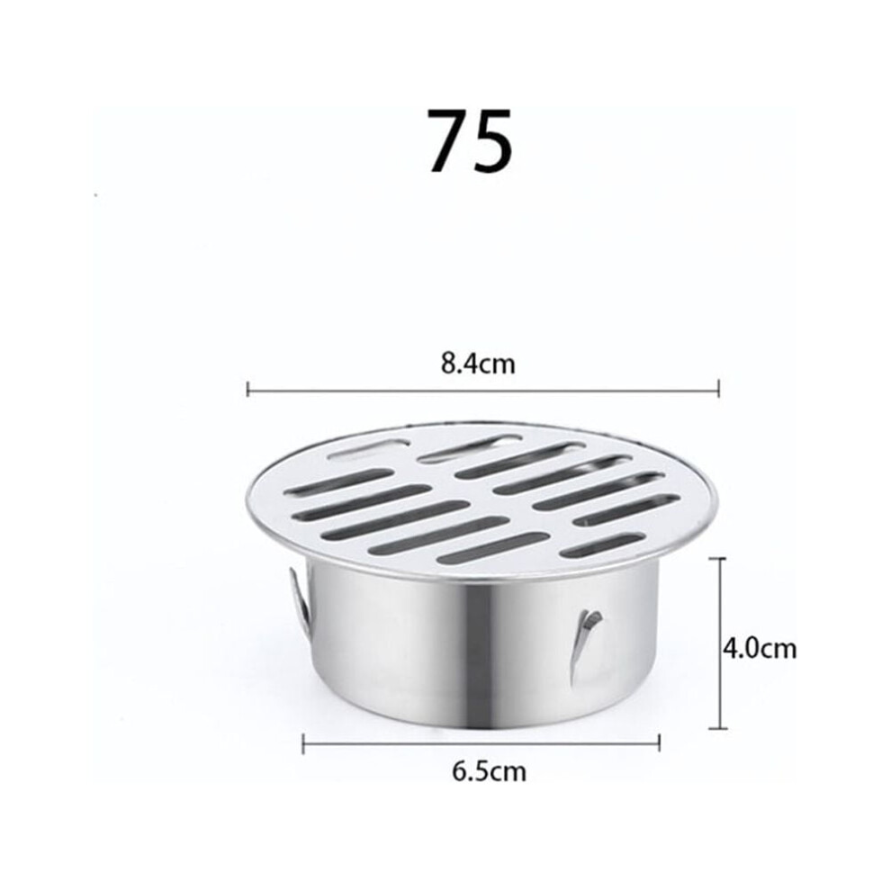 Stainless Steel Balcony Drainage Roof Round Floor Drain Cover Rain Pipe Cap Shower Floor Drain For Bathroom Laundry 9482726224679