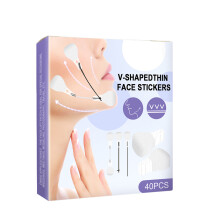 Elegant förfining, transparent ansiktslyftningstejp med långvarig makeup, osynliga fläckar döljer dubbelhaka och rynkor, perfekt för glamorösa