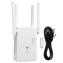 Dual Band WiFi Booster, Wide Coverage Dual Frequency Repeater For Enhanced Security, Fast Speeds Up To1200Mbps With Easy Setup And Multiple