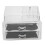 Glamorous Clear Acrylic Two-Tier Organizer, Functional Convenient For Your Needs, Stylish Durable Construction 1