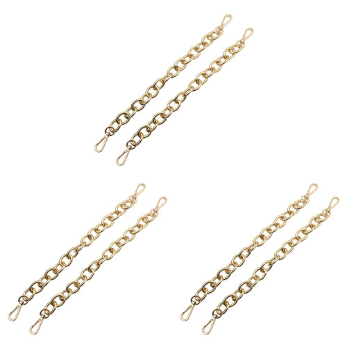 6Stk Goldene Handtaschenbügel Eisen, Robust, Vielseitig Einsetzbar
