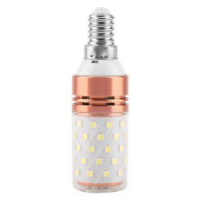 Warmwitte LED-kroonluchterlamp, 16W E12-fitting, energiebesparende lamp, hoge helderheid 1500LM, flikkervrij licht voor slaapkamers en eetkamers.
