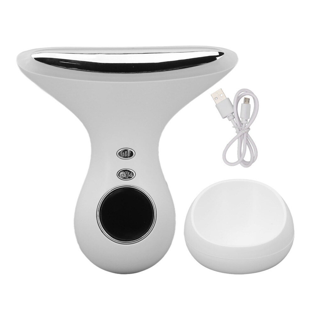 Facial And Neck Massager, Neck Face Massager With3Distinct Massage Modes For Skin Lifting, Firming, And Reducing Wrinkles, Convenient Rechargeable