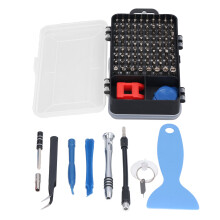 Juego de destornilladores ergonómicos de precisión, kit de herramientas de reparación magnéticas con selección versátil de puntas, varilla de