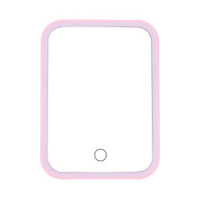 High Definition Makeup Mirror Lighted, Adjustable, Reliable Material Light Up Magnetic Locker Mirror For Travel, Office, Home (Compact, Simple And