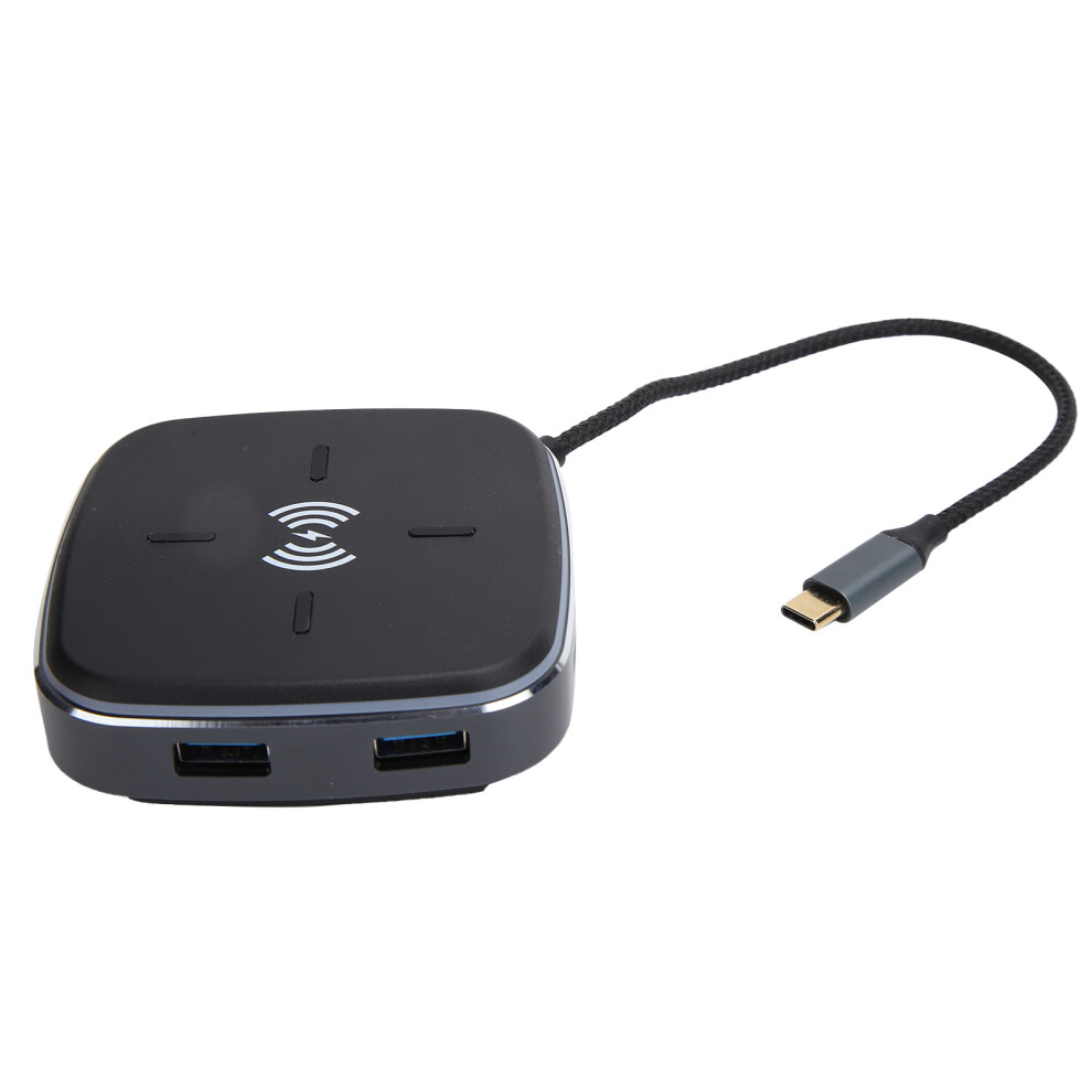 Gigabit Ethernet Port For Lightning-Fast Internet Speeds, Multiport Usb C Adapter With4k30hz Hd Multimedia Interface, Thunderbolt Compatibility, 9175034918131