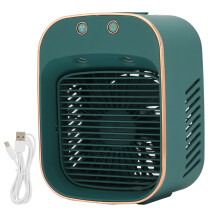 Eco-Friendly Air Cooler, Portable Mini Brushless Motor Fans with34Hours Continuous Spray, Silent Fans for Home Office Travel, 5Levels Wind Speed