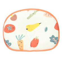 Slow Resilience Memory Foam Baby Pillow, 39Circulating Ventilation Holes, Snap Closure for Easy Cleaning, Absorbent, Cartoon Pattern