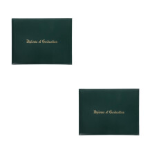 2Stk Dokumentenhülle Aus Robustem PVC Und Kunstleder in