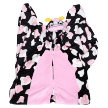 Kuscheliger Kuh-Kostüm-Overall Damen Tier Schlafanzug Flauschig