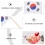 600St -Korea Fruit Prikkers Hout Papier Party Versiering 9