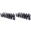 40Pièces Valve Tr-413 Snap-in Noir Pour Durable Utilisation 1