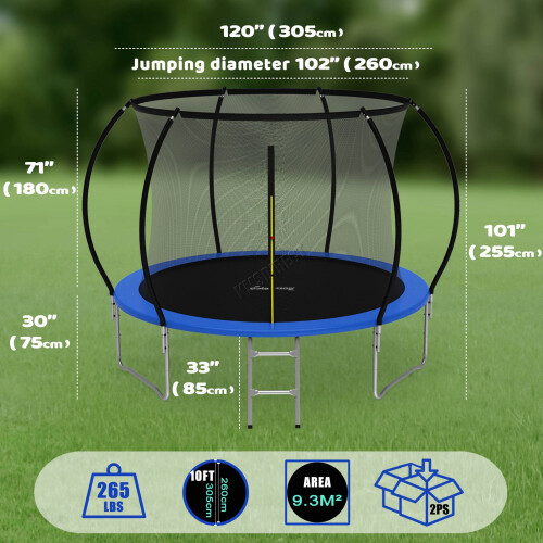 Galactica TRAMPOLINESET SUPER MODEL=GT-TS-08 SIZE=10FT VARIATIONLISTING 1