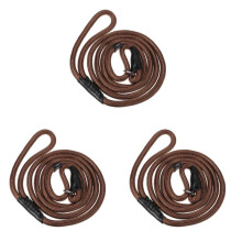 3Pièces Laisse De Marron Nylon Durable Confortable