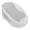 Light Gray Baby Bath Support Newborn Size Plastic 2