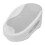 Light Gray Baby Bath Support Newborn Size Plastic 13