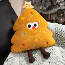 Knuffeldieren, kerstboomkussen, schattig kussen voor thuis, 50 cm grote kerstversiering voor bank en slaapkamer.