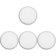4Pièces Peaux De Tambour Percussion Blanches Pour Usage Domestique