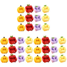 36Pièces Mini Canapés Fruit Résine Décorations Créatives Multicolores