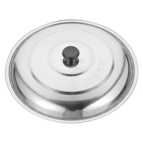 2Pcs Assorted Color Stainless Steel Pan Lids for Home Cookware Use