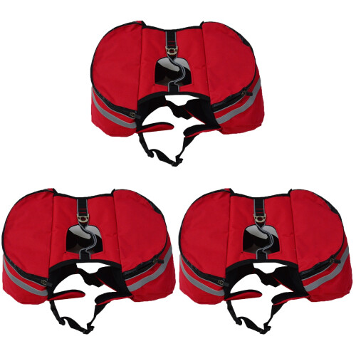 3Pcs Super-Tough Rucksack Harness with Leash Hook for Camping