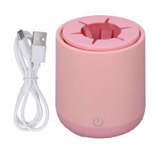 Electric Milk Bottle Shaker – USB Rechargeable, Large Capacity, Portable, Pink