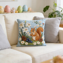 Capa de almofada de 18 polegadas com bordado delicado e acabamento em velcro, ideal para sofá, quarto, sala de estar e decoração de casa.
