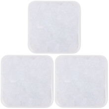100Pcs White Earring Accessories Easy Carry Earring Back Stopping