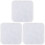 100Pcs White Earring Accessories Easy Carry Earring Back Stopping 1
