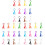 36Pièces Lanière Lunettes Silicone Fixation Sécurisée 1