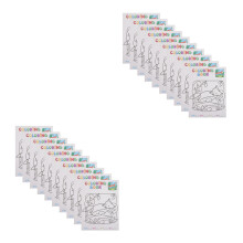 20Stk A4 Sandpapier Verschiedenfarbig Mit Ölkreiden Für Kids