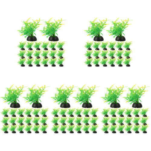 100Pcs Realistic Artificial Aquarium Plants Tank Ornament