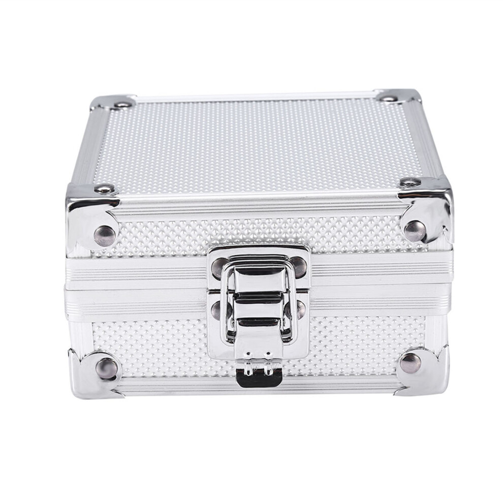Extra Large Tactical Equipment Case, Metal Reinforced Corners Protective Box with Soft Foam Interior for Tattoo Machines, High-Quality Aluminum Alloy