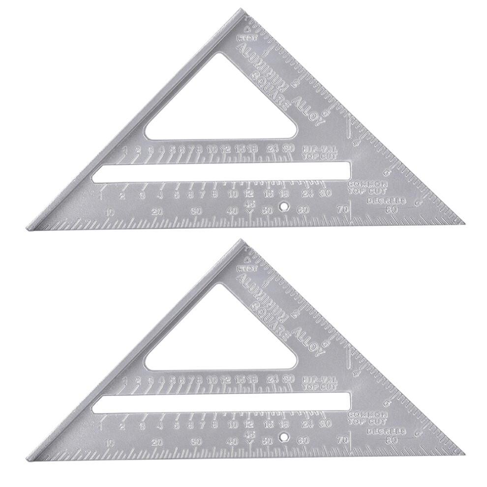 Aluminium Alloy 2 Pack 7 Inch Right Angle Rulers For Precise Woodworking 8471392619224
