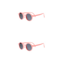 2Stk Klappbare Kinder Sonnenbrillen Pink Modeaccessoire Ac