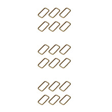 300Stk Gold Metall Schnallenring Strap Keeper Für Schuhe Und Taschen